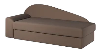 MELISA válenda celočalouněná, provedení levé, látka BORA B 24 - látka béžová